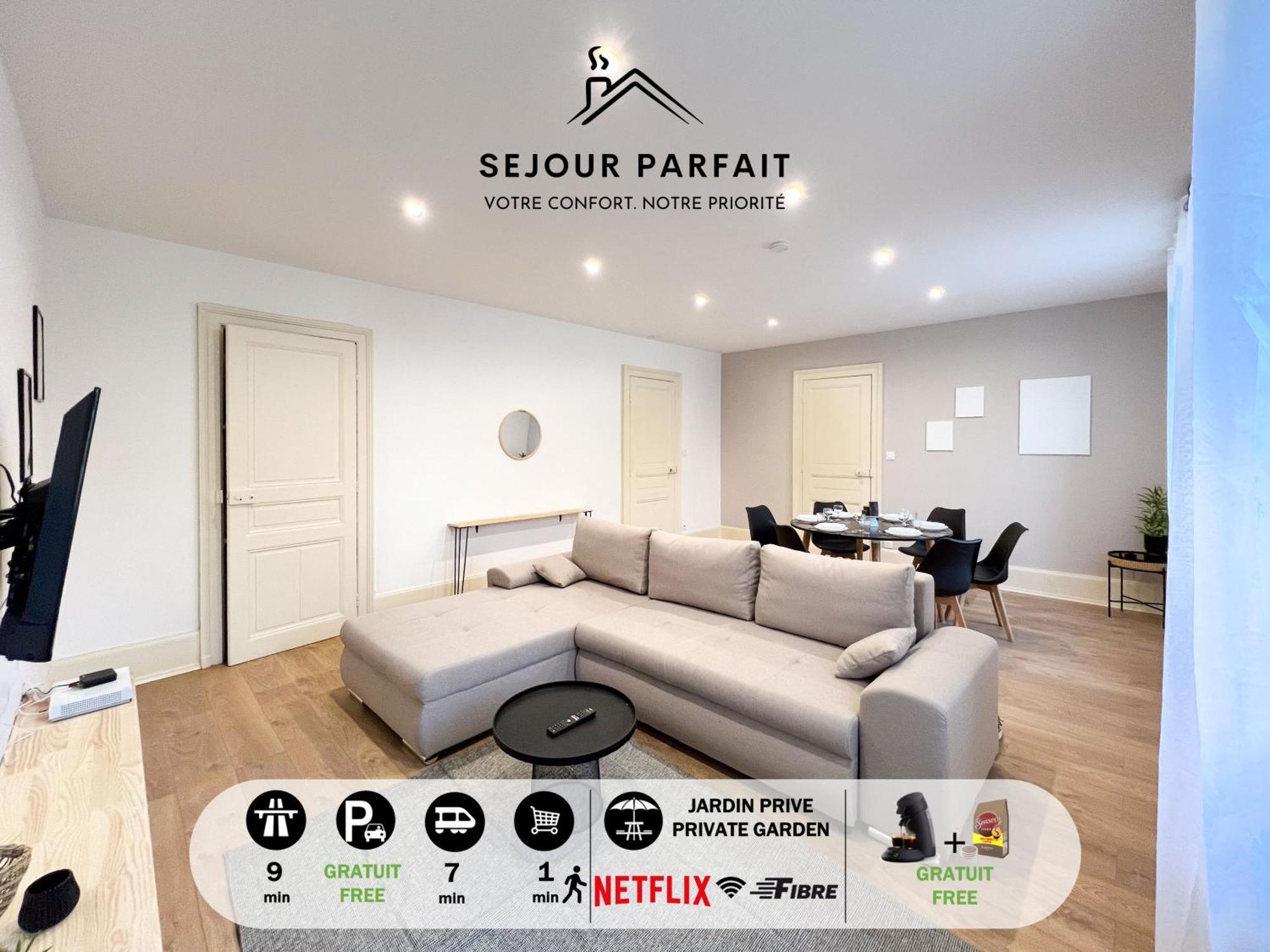 Appart'Hotel Le Jaures - Jardin Prive Et Netflix Belfort Exterior photo